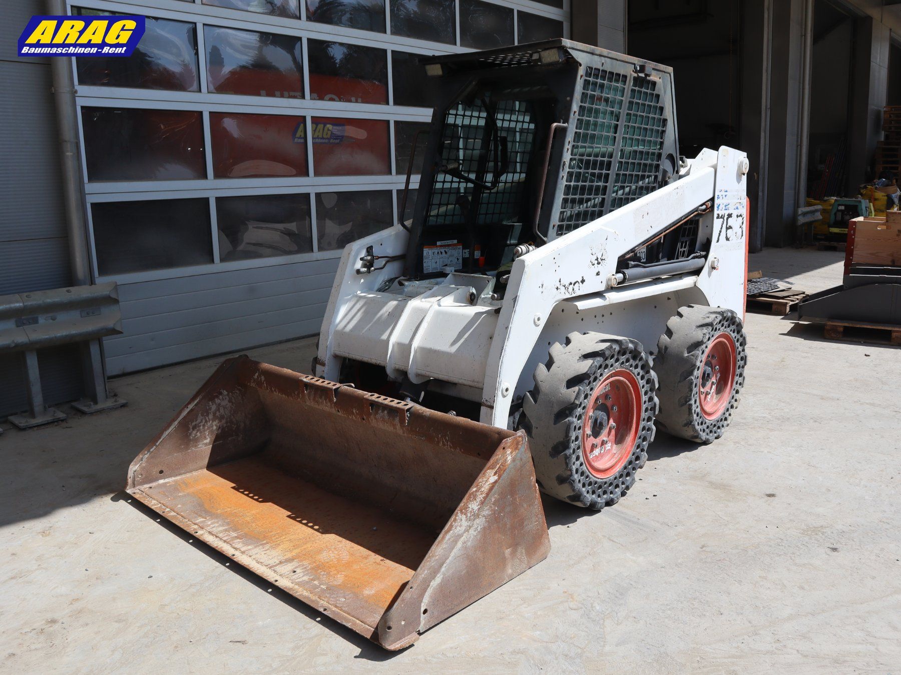 Tutte le macchine: Bobcat 763 H Kompaktlader – Usato da Hasle LU venduto da Arag08 3