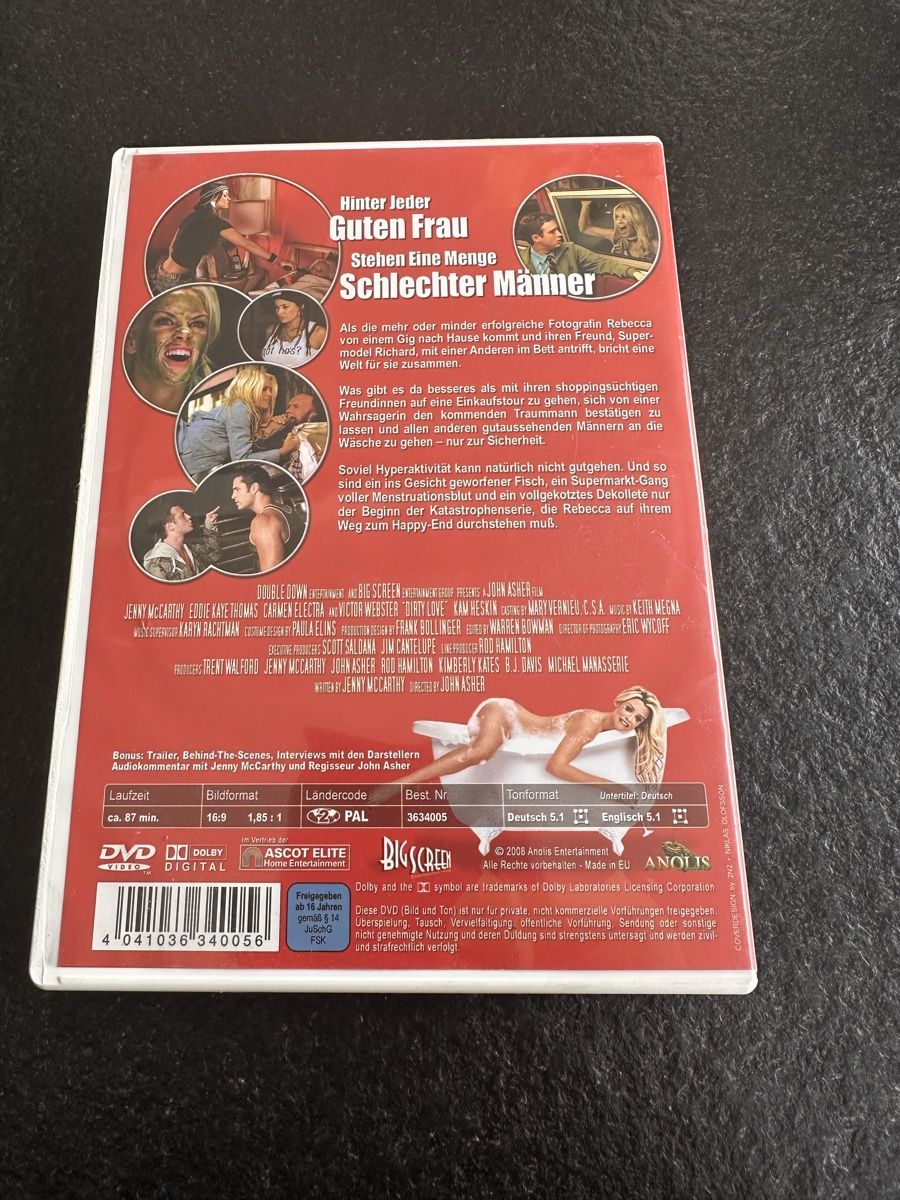 Tutti i DVDs: DVD Dirty Love – Usato da Flüelen venduto da sas_pl7j 1