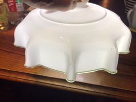 Abat jour opaline Opal Lampenschirm
