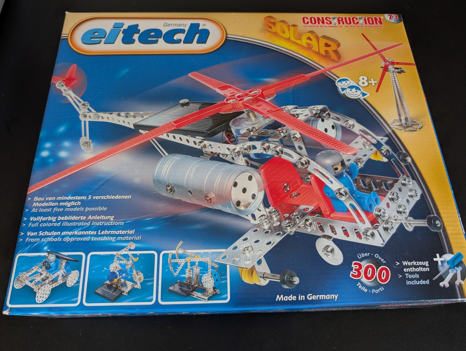 Baukästen: Eitech Solar Helikopter Bausatz, Metall, ab 8 Jahren – Gebraucht aus Herisau von apo_bxx7 1