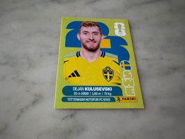 Panini FIFA Fussball WM 2026 Sticker Dejan Kulusevski SWE 17