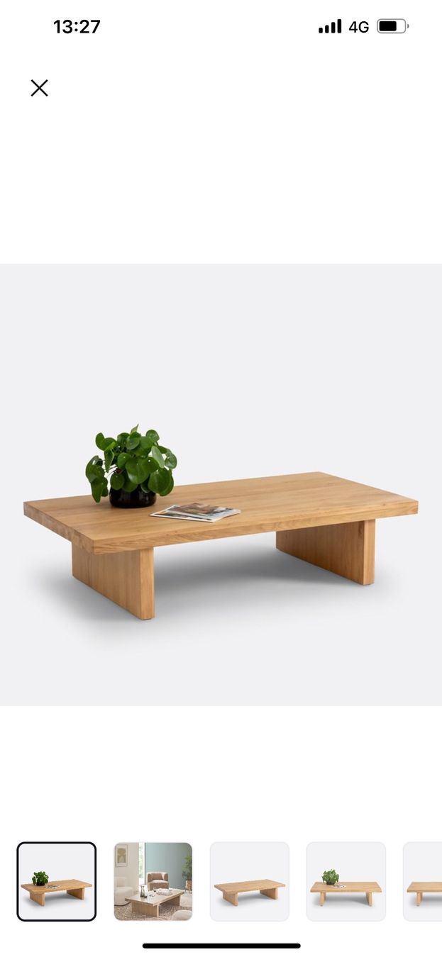 La Redoute Tavoli: Couchtisch Eiche massiv – Nuovo (secondo la descrizione) da Winterthur venduto da Aurum88 4
