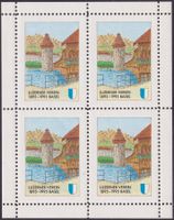 1895-1995, Luzerner Verein Basel, Vignetten-Bögli **