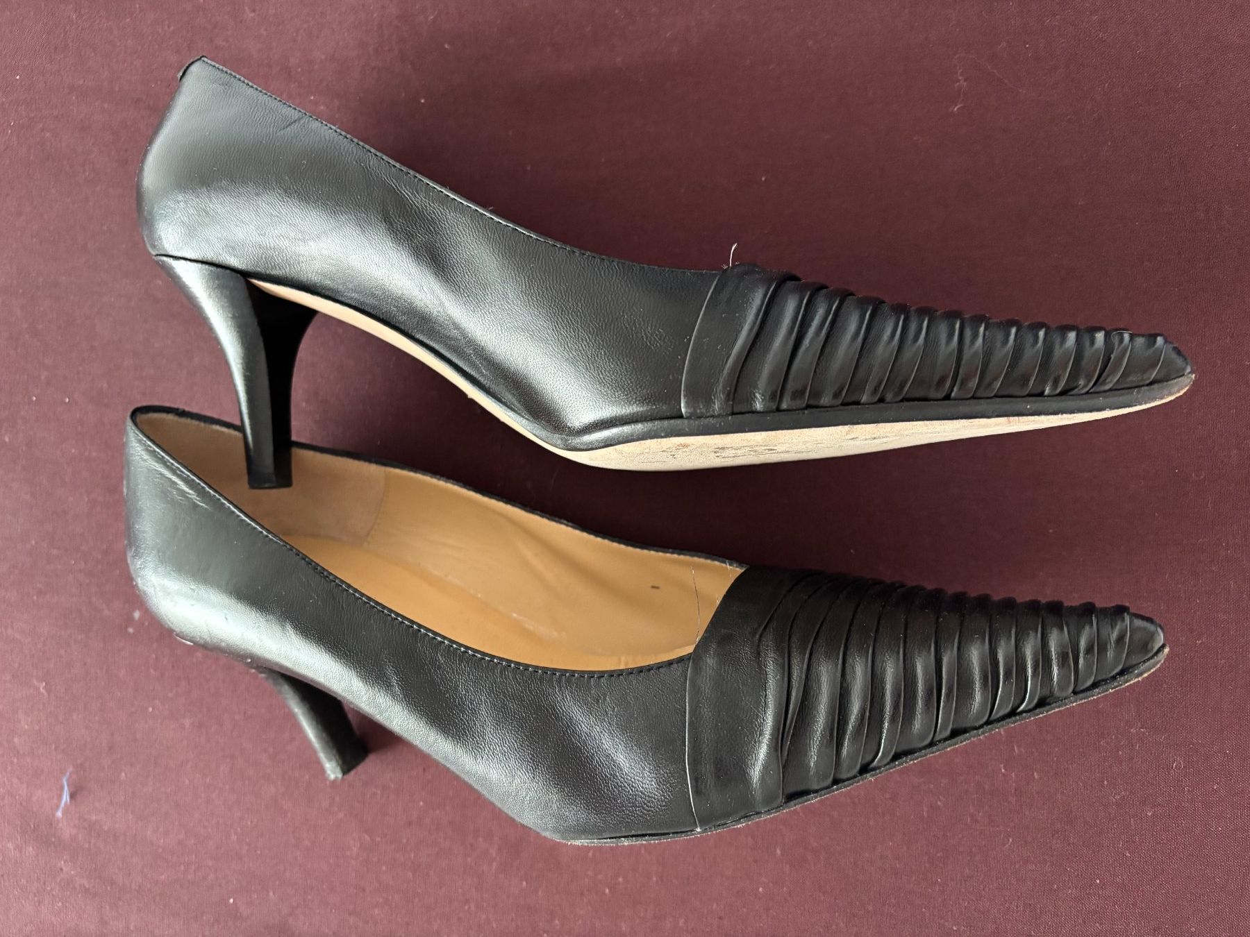 Scarpe da donna: Damen Pumps, schwarz, Leder, Gr. 41, elegant – Usato da Langnau am Albis venduto da cre_tr6k 1