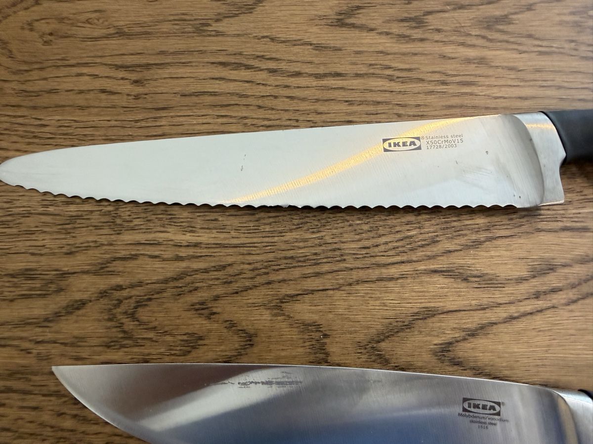Ikea Couteaux de cuisine: IKEA Kitchen Knives Set with Block Used – D'occasion à Freienbach par gio_cor 2