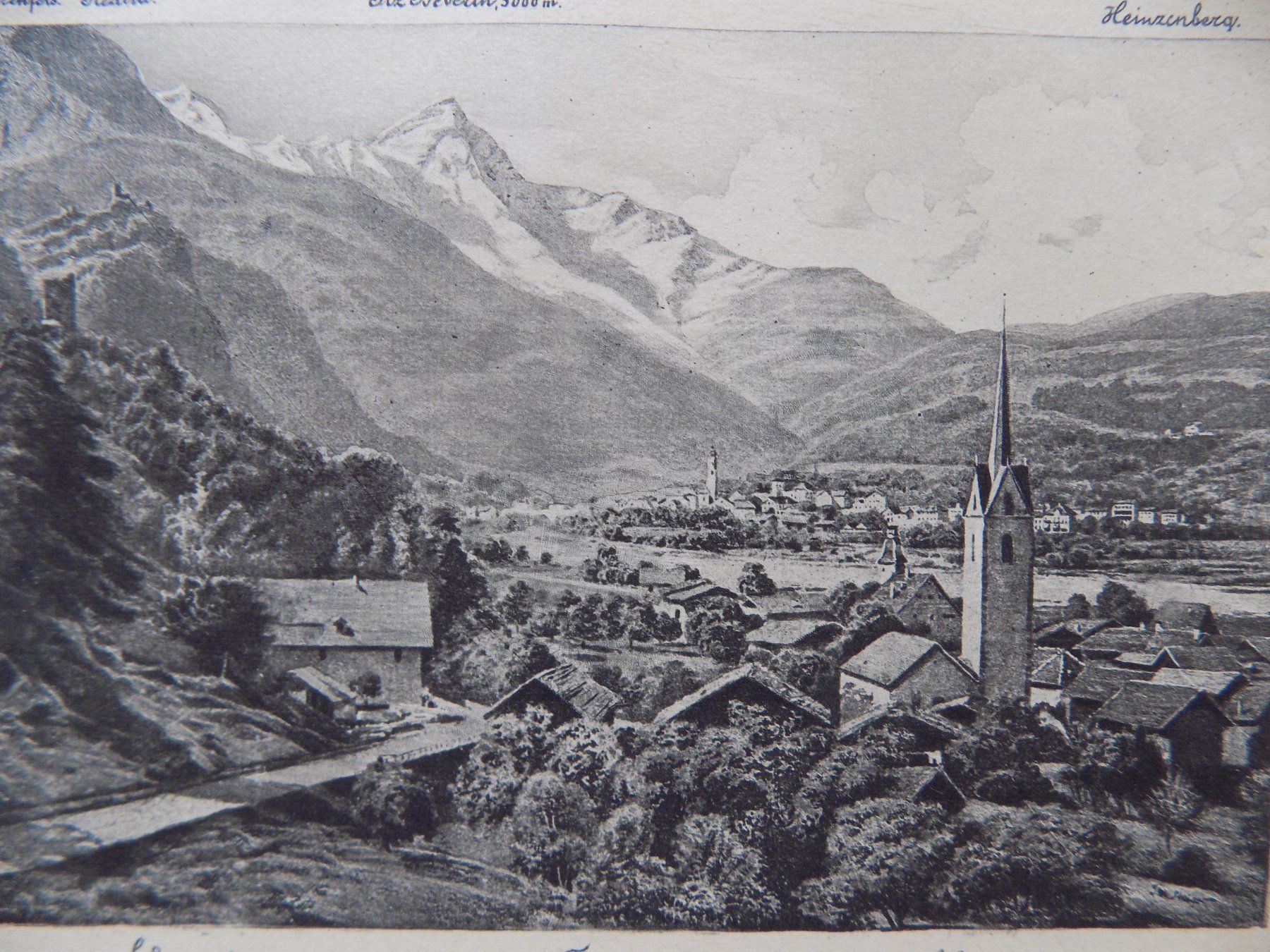 Gravures: Thusis Sils Schynstrasse – D'occasion à Risch par Rischli15 4