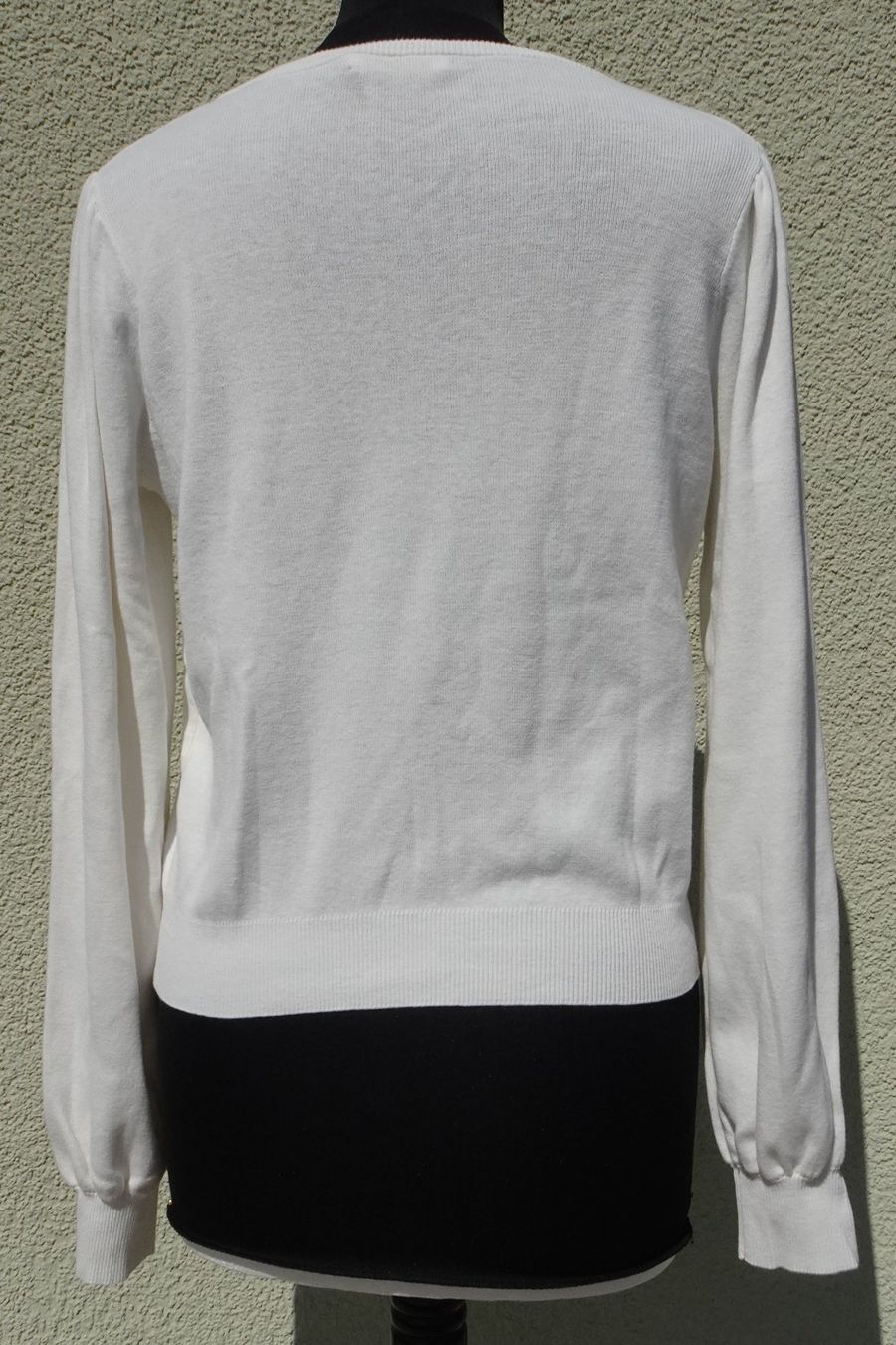 Maglioni & Felpe: Pullover weiss/creme Pauline Gr. M Seide Blumen – Usato da Winterthur venduto da blumeblau77 3