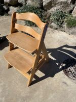 Kinderhochstuhl Holz verstellbar gebrauchter Zustand