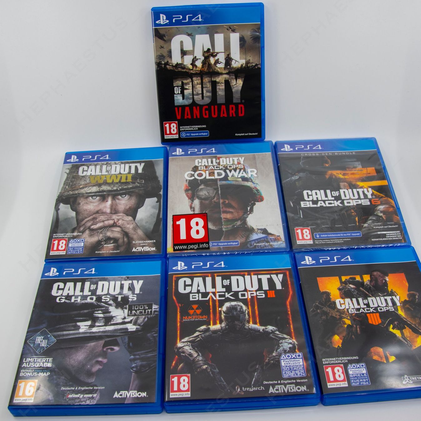 7x PS4 - Call of Duty Black Ops 6, 4, III, Cold War Bundle (Gebraucht ...