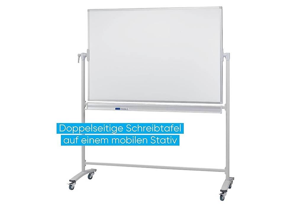 Lavagne: FRANKEN Mobiles Whiteboard, doppelseitig, magnetisch, 90x120 – Nuovo e nell'imballaggio originale da Necker venduto da liq24 1