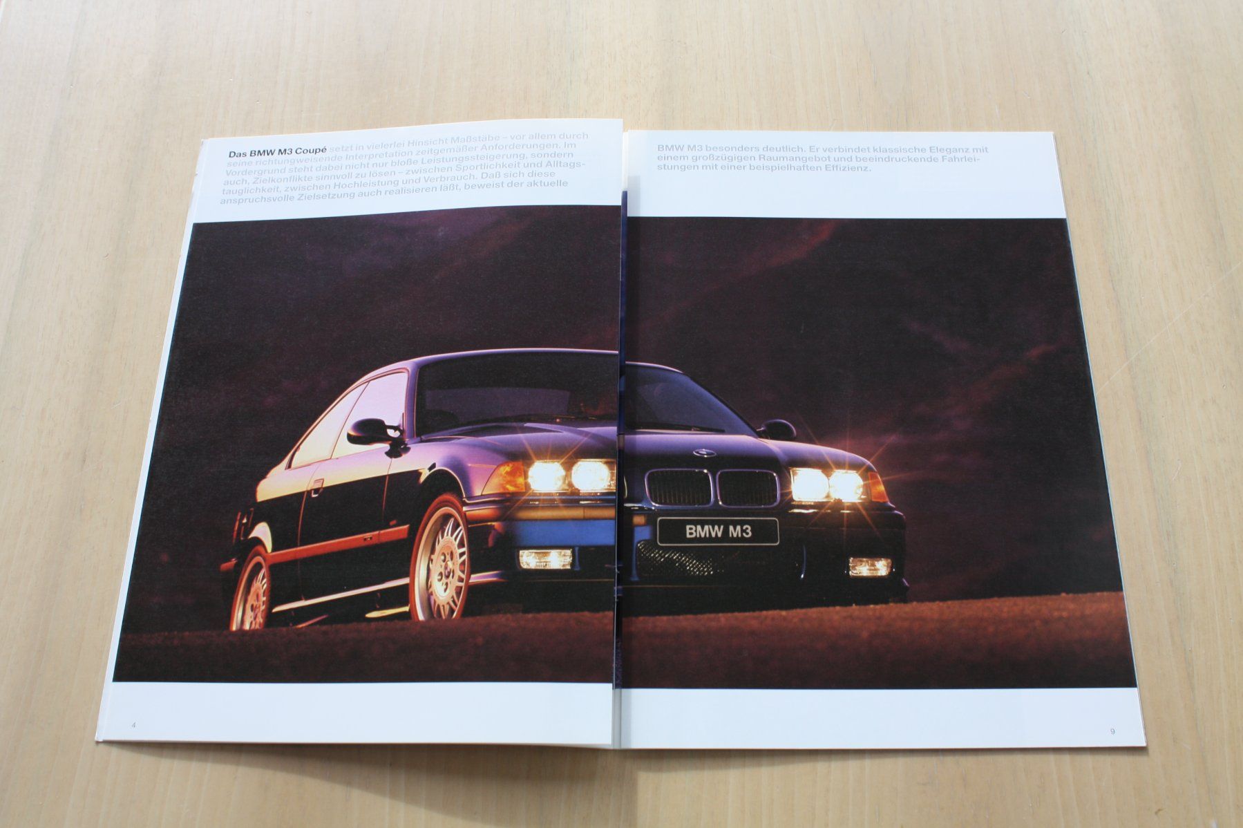BMW Documenti: BMW M3 Coupe & Cabriolet E36 Prospekt 1994 – Usato da Wikon venduto da erwin400 2