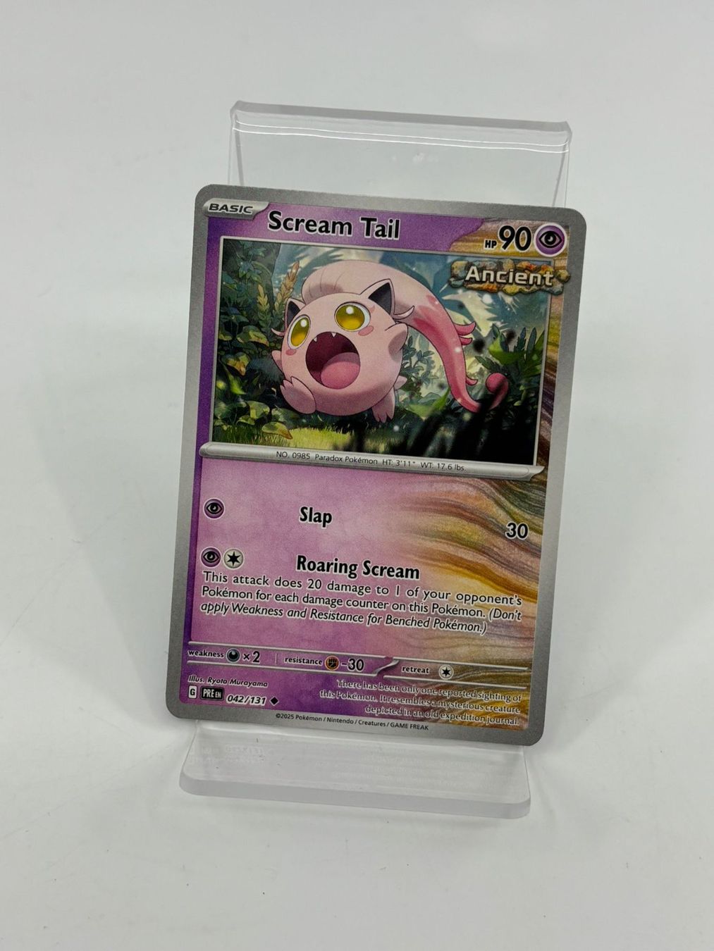 Pokémon Carte collezionabili: Pokemon Scream Tail 042/131 – Usato da Herisau venduto da Pokemon2025