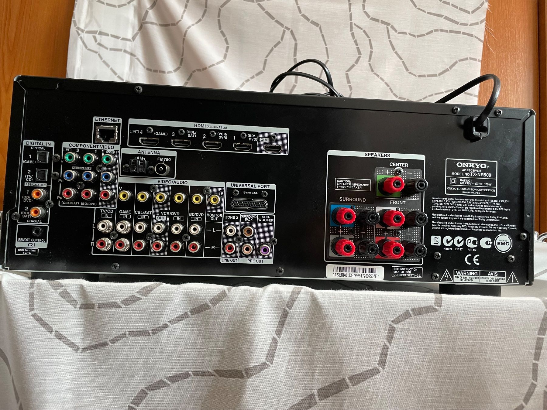 Onkyo Ricevitori: ONKYO AV Receiver TX-NR509 – Usato da Rafz venduto da stg101 3