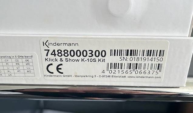 WiFi: Klick & Show K-10S Kit von Kindermann – Usato da Au ZH venduto da muetz4 2