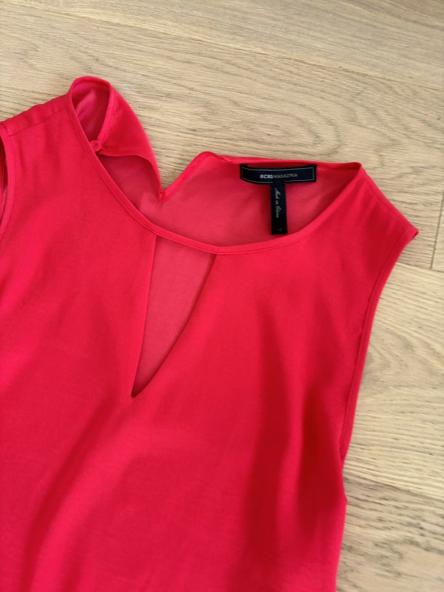 Vestiti: Robe de soirée asymétrique rouge Max Azria – Usato da Genève venduto da bha_jcf5 1