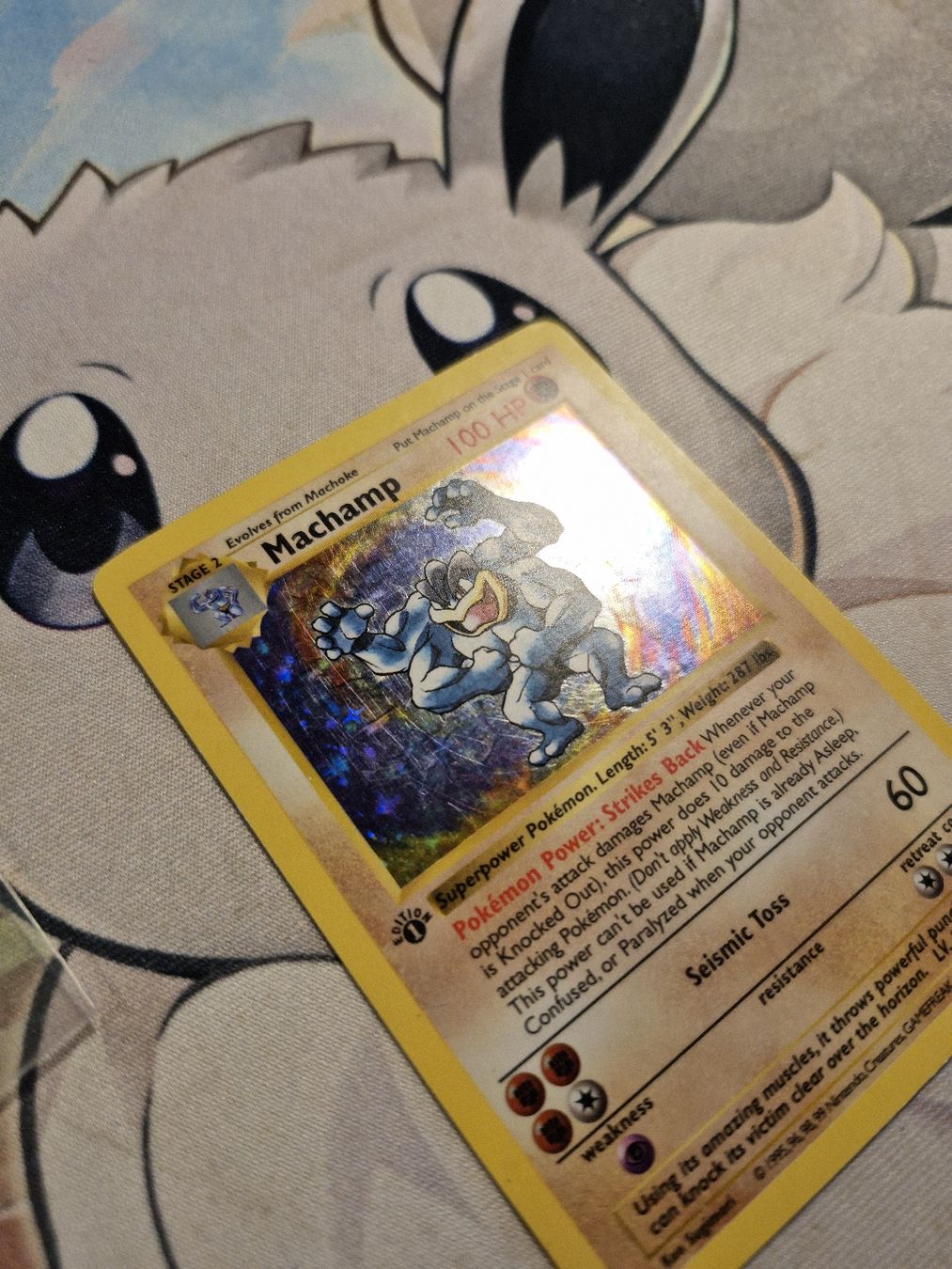 Pokémon Carte collezionabili: Machamp 1edition shadowless 8/102 holo – Usato da Echallens venduto da Nathan138 1