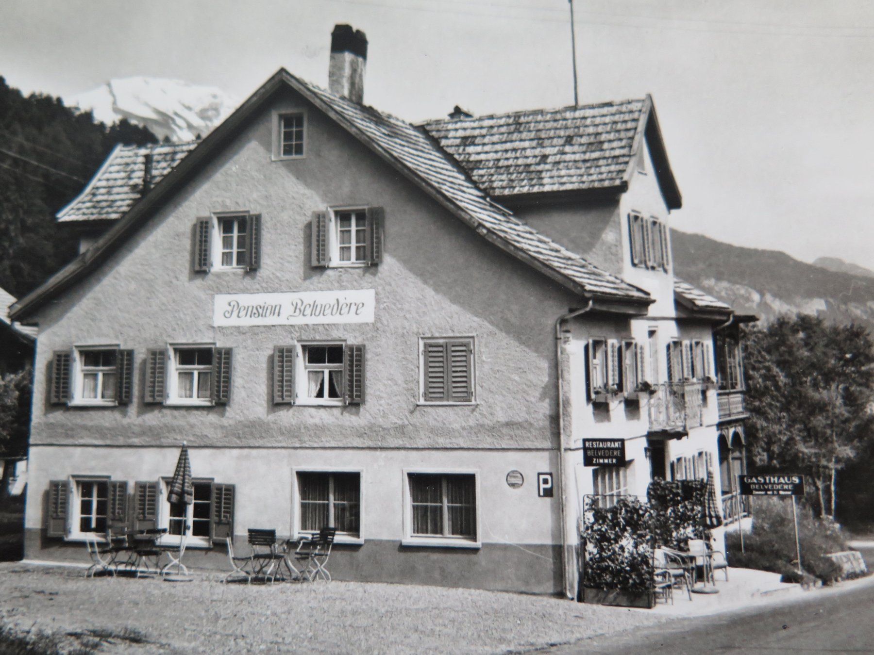 Ansichtskarten: MALIX - PENSION BELVÉDÈRE – Gebraucht aus Wittenbach von lipasal 1