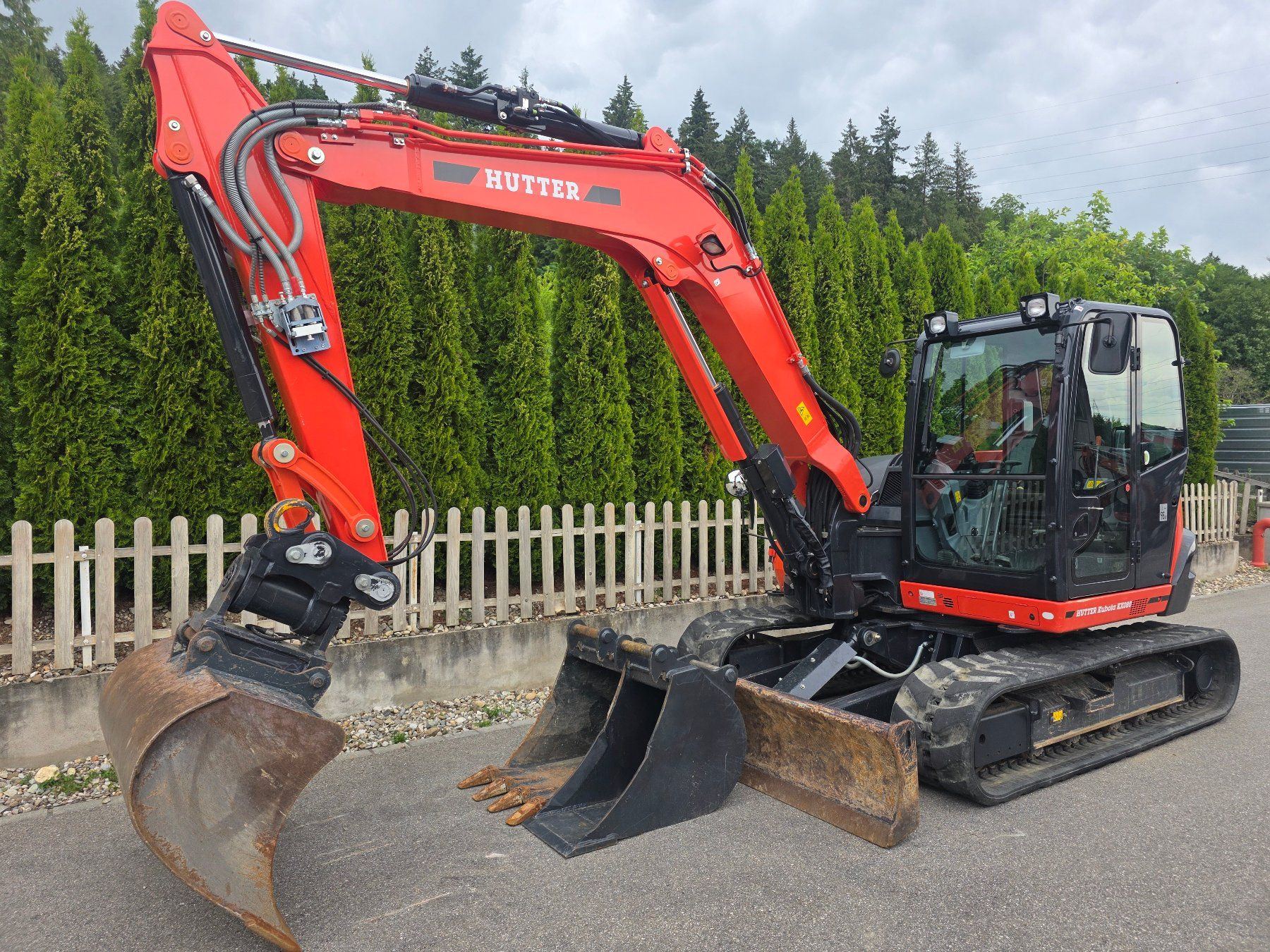 Escavatori: Bagger Hutter Kubota KX 080 - 4 – Usato da Niedergösgen venduto da MHNT