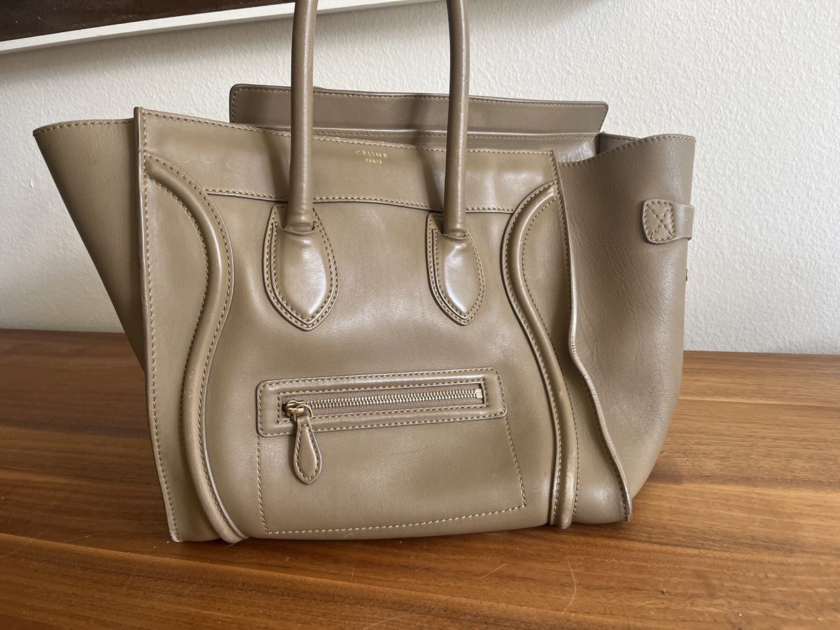 Celine Borse da donna: Céline Luggage Mini Bag taupe/greige – Usato da Zürich venduto da kleinesgrau 1