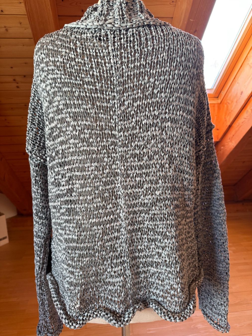 Pulls & Sweat-shirts: Bändchen-Pullover von Esmeralda, grob gestrickt grau-blau – Neuf (Voir description) à Stäfa par Mofi8712 2