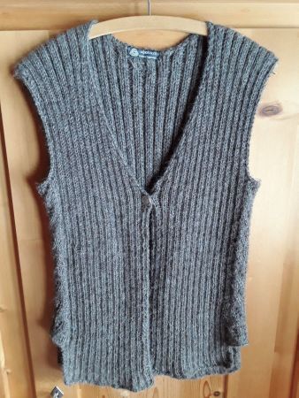 Handmade - Gilet/Weste aus 100% Alpaka