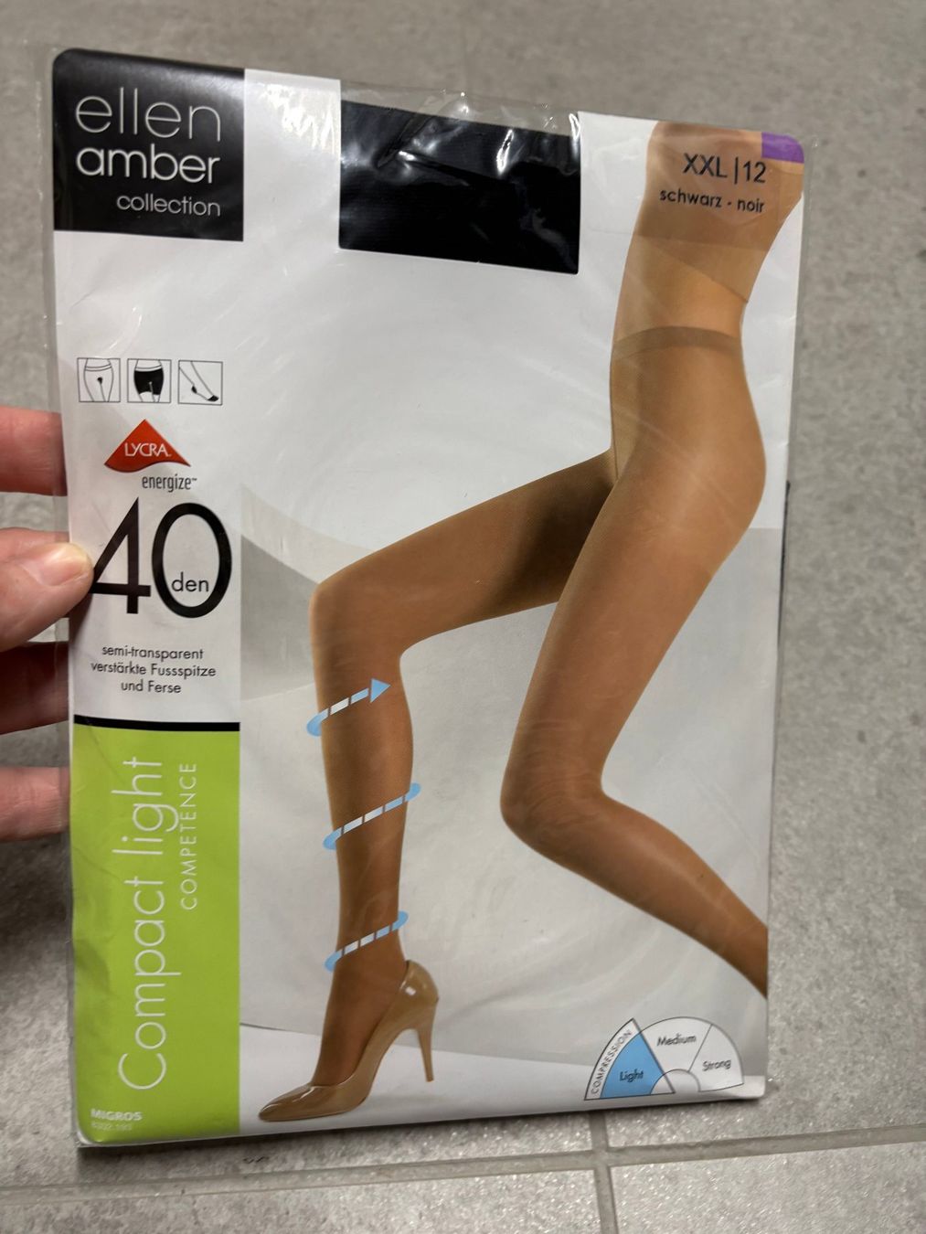 Calze & Collant: Collants Ellen Amber taille XXL neu compact light noir – Nuovo (secondo la descrizione) da Salvenach venduto da gwenwywar