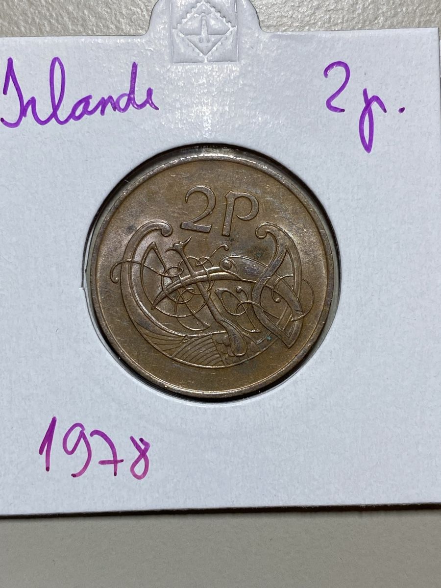 Tutti le monete: Irlande - 2 pence - 1978 – Usato da Payerne venduto da Mike1682