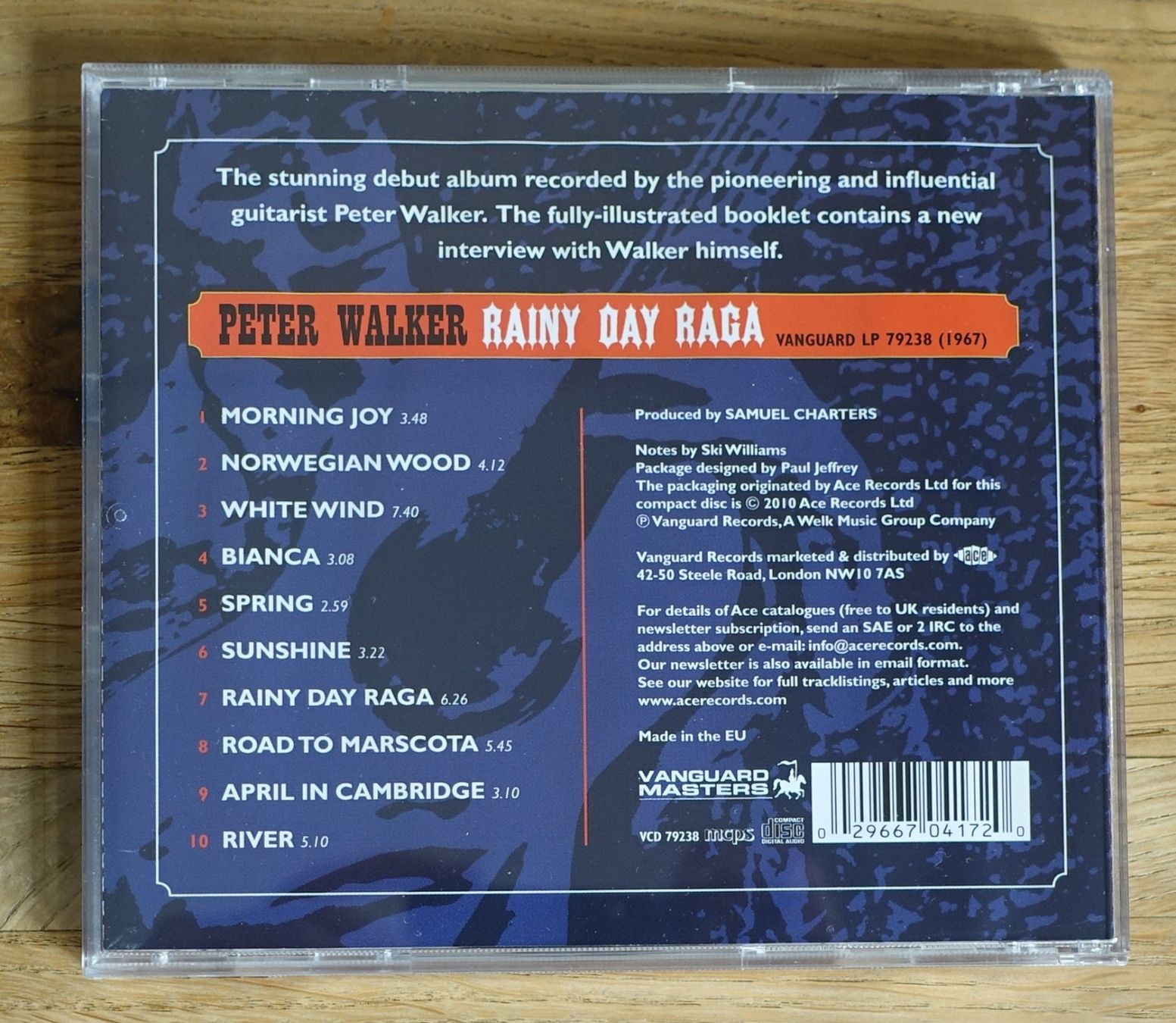 CDs: Peter Walker – Rainy Day Raga - D7 – D'occasion à Sessa par discoverymedia 1