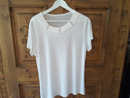 Weisses T'Shirt Gr.L