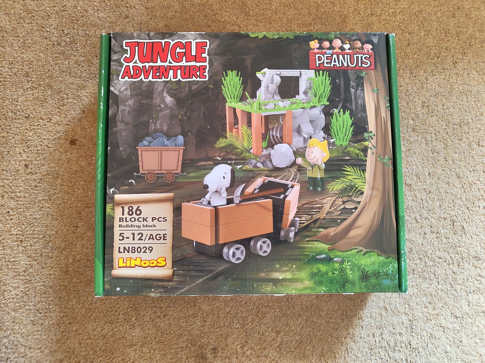 Baukästen: Peanuts Jungle Adventure Building Block Set 186 pcs – Neu und originalverpackt aus Glattbrugg von har_jgc7