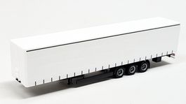 1:87 Gardinenplanen-Auflieger 15 Meter, weiß