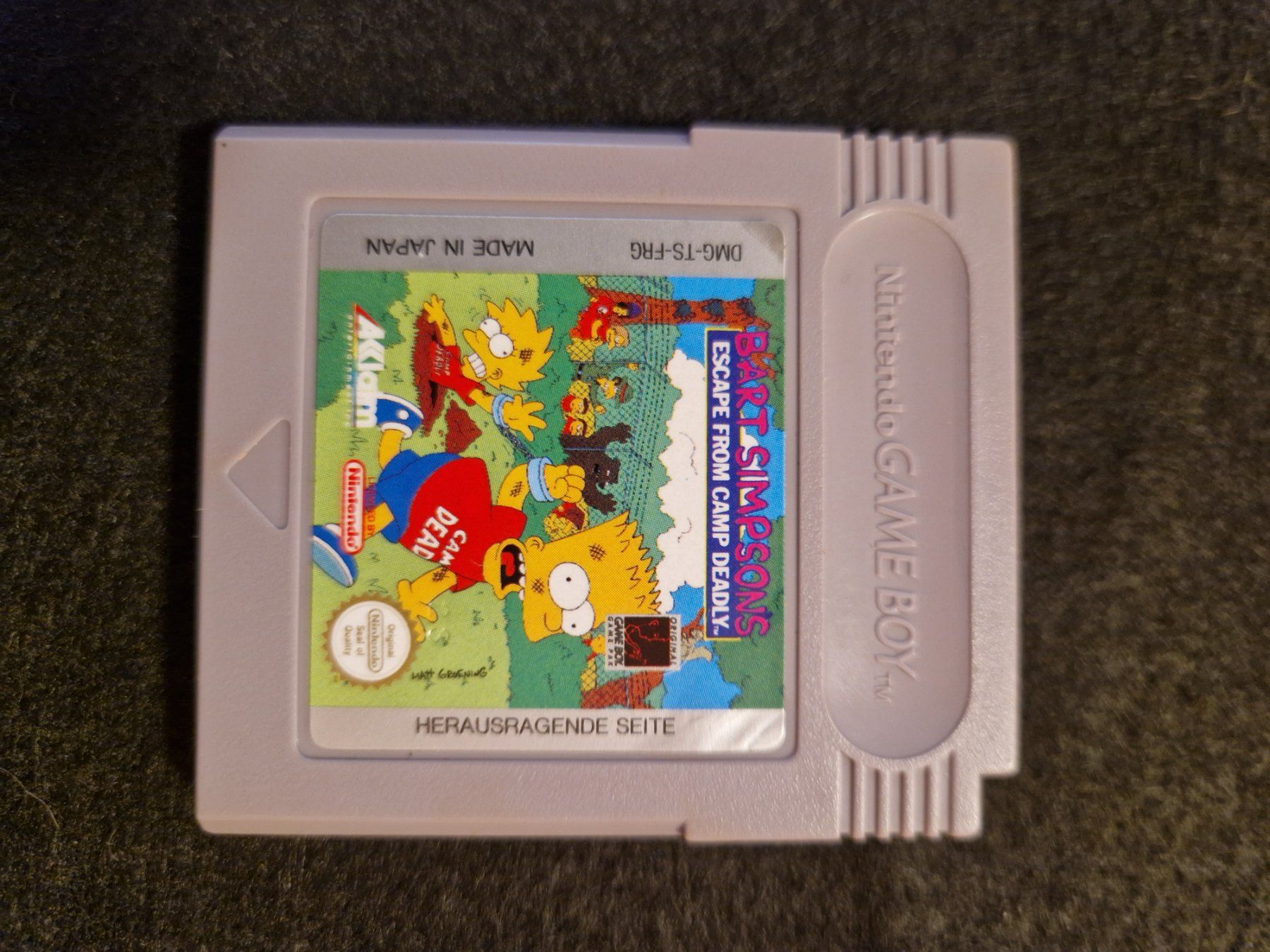 Nintendo Spiele: Game Boy Spiel Bart Simpsons Escape from Camp Deadly – Gebraucht aus Horw von mas_7sh8