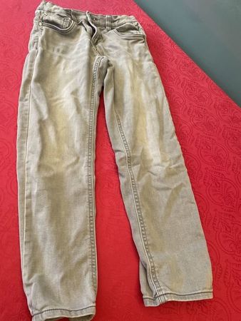 Junge Jeans Hose grau 140