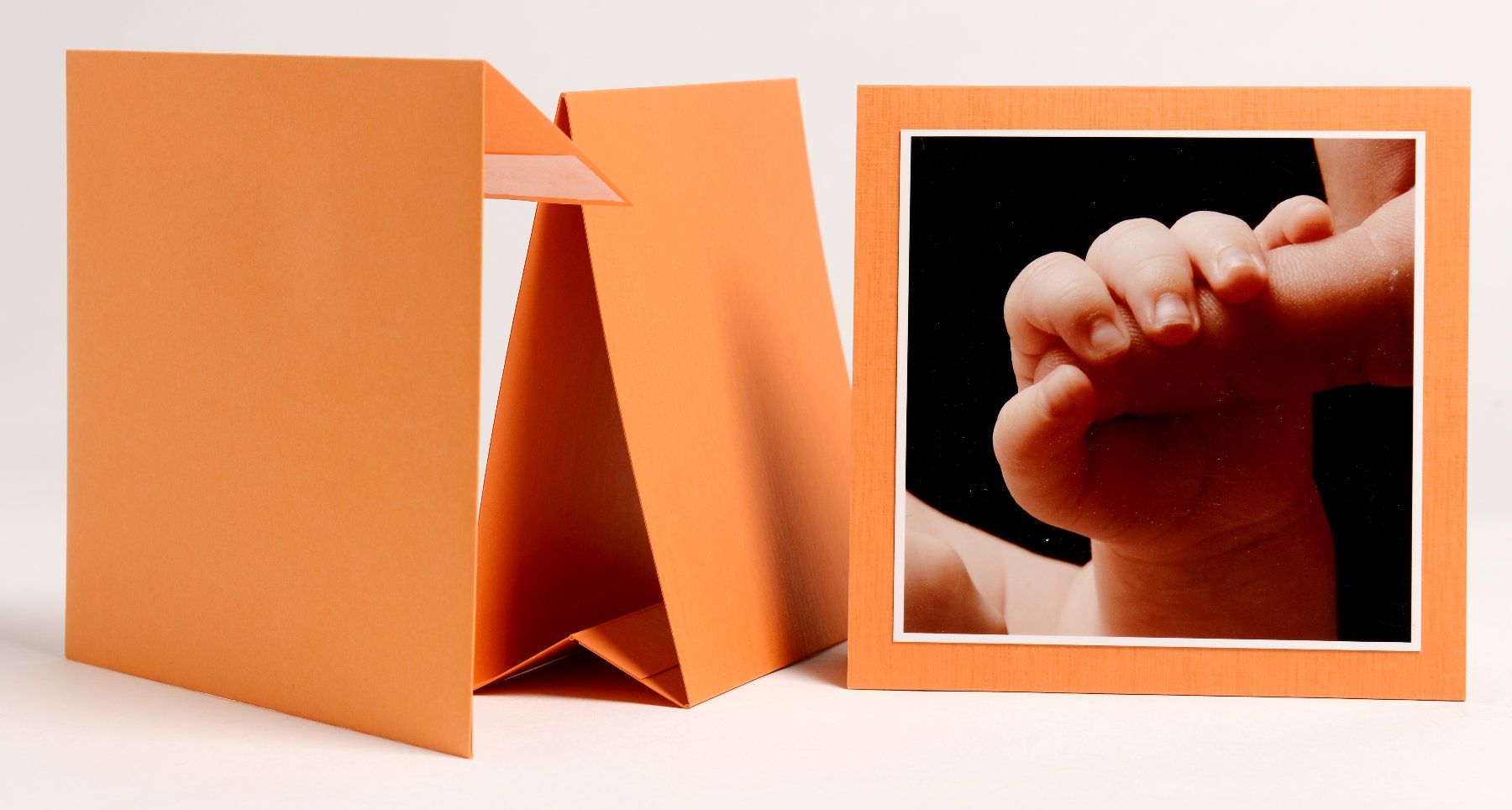 Cartoline: Orange Klappkarten mit Couvert – Nuovo e nell'imballaggio originale da Uznach venduto da EH249
