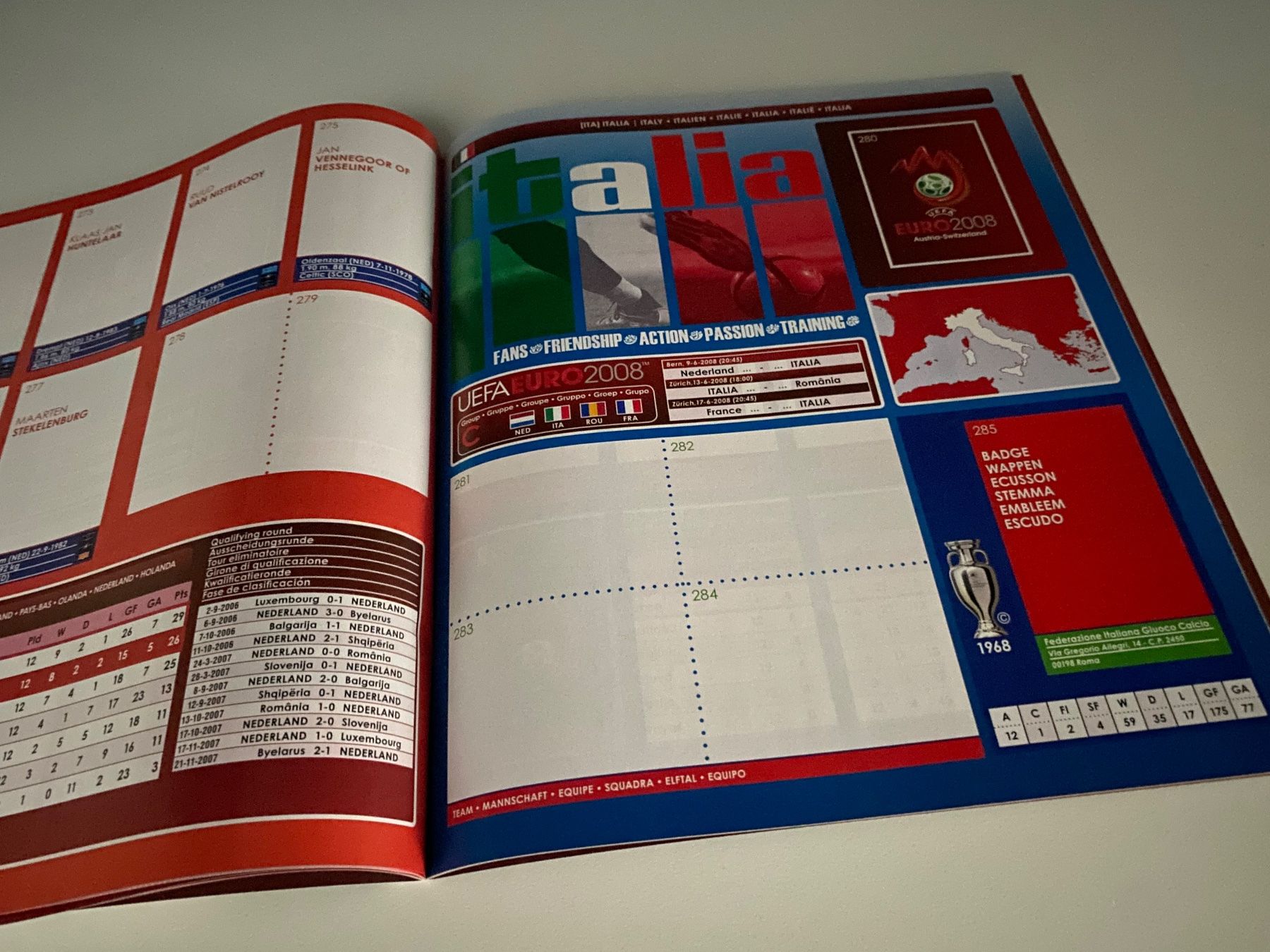 Panini Alben: Panini Leeralbum EM 2008 - Sehr seltene Version – Gebraucht aus Hergiswil LU von FcMalkov 7