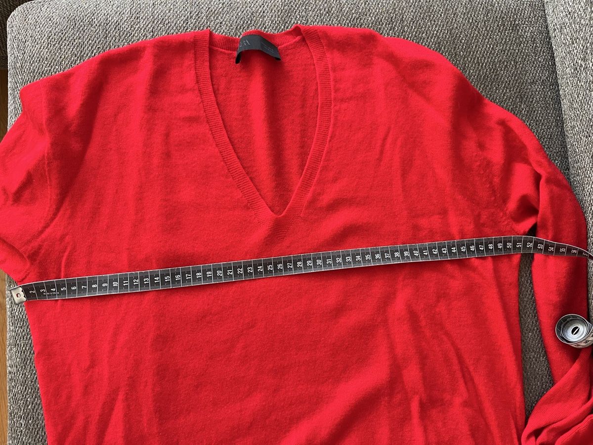 Zara Maglioni & Felpe: Zara bright red sweater 100% wool – Nuovo (secondo la descrizione) da Lausanne venduto da NoraPlethora 5