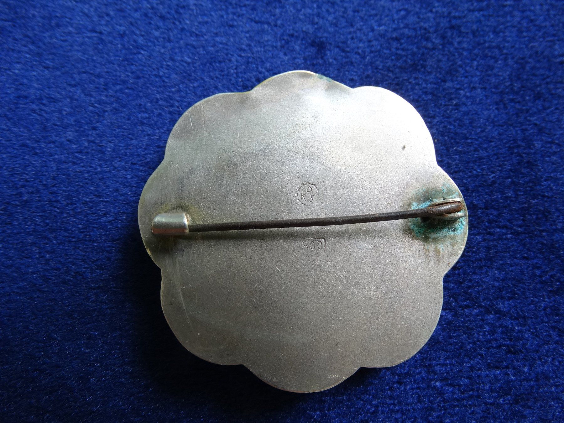 Broschen & Nadeln: Silber 800 Brosche Rosen Jugendstil Dänemark DKS – Gebraucht aus Adliswil von Isaac_92 2