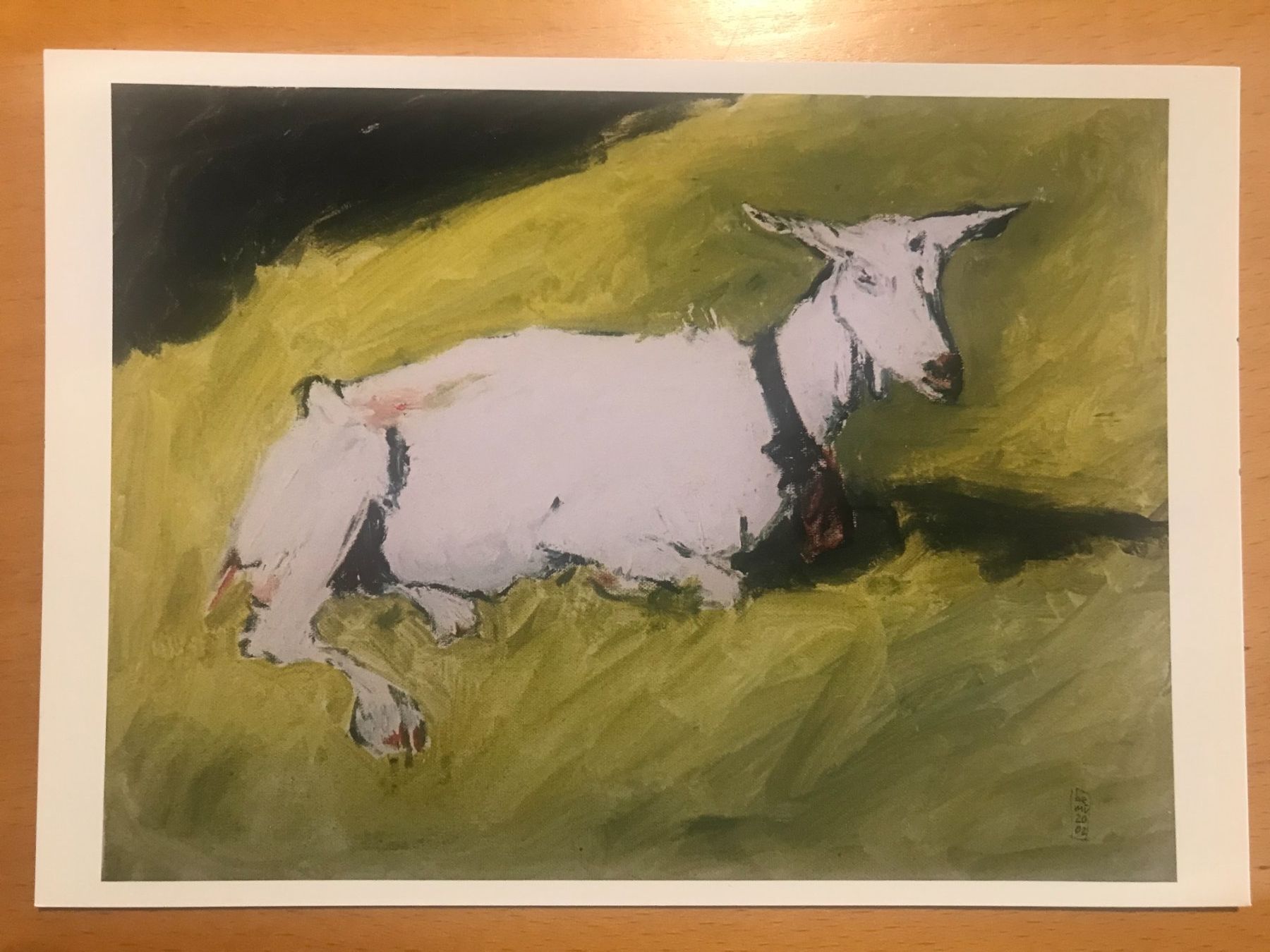 Cartoline postali: Grusskarte Ziege Beat Müller – Usato da Luzern venduto da mey_s13