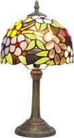 Lampe Trauben Bindeglas Tischlampe 8X8X14 Stil Schreibtisch