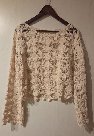 Lässiger Boho-Pullover (Grösse M) - WIE NEU