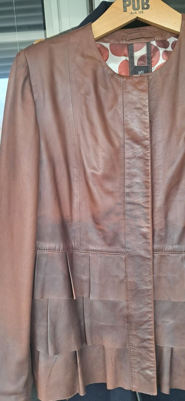 Bernardo Giacche: Edle Designer-Lederjacke aus Lammleder – Usato da Chur venduto da Okapi77 2