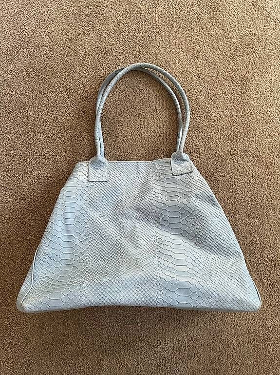 Borse da donna: Echtledertasche hellblau – Usato da Wangs venduto da MiStGoPe