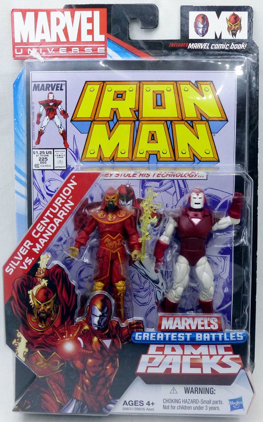 Marvel Figuren: IRON MAN VS. CENTURION + #225 MARVEL UNIVERSE FIGURE 2011 – Gebraucht aus Lugano von YouWantUS
