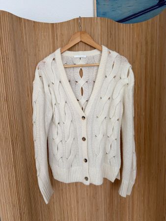Stylish Helmut Lang Cardigan Merino Wool XS/S