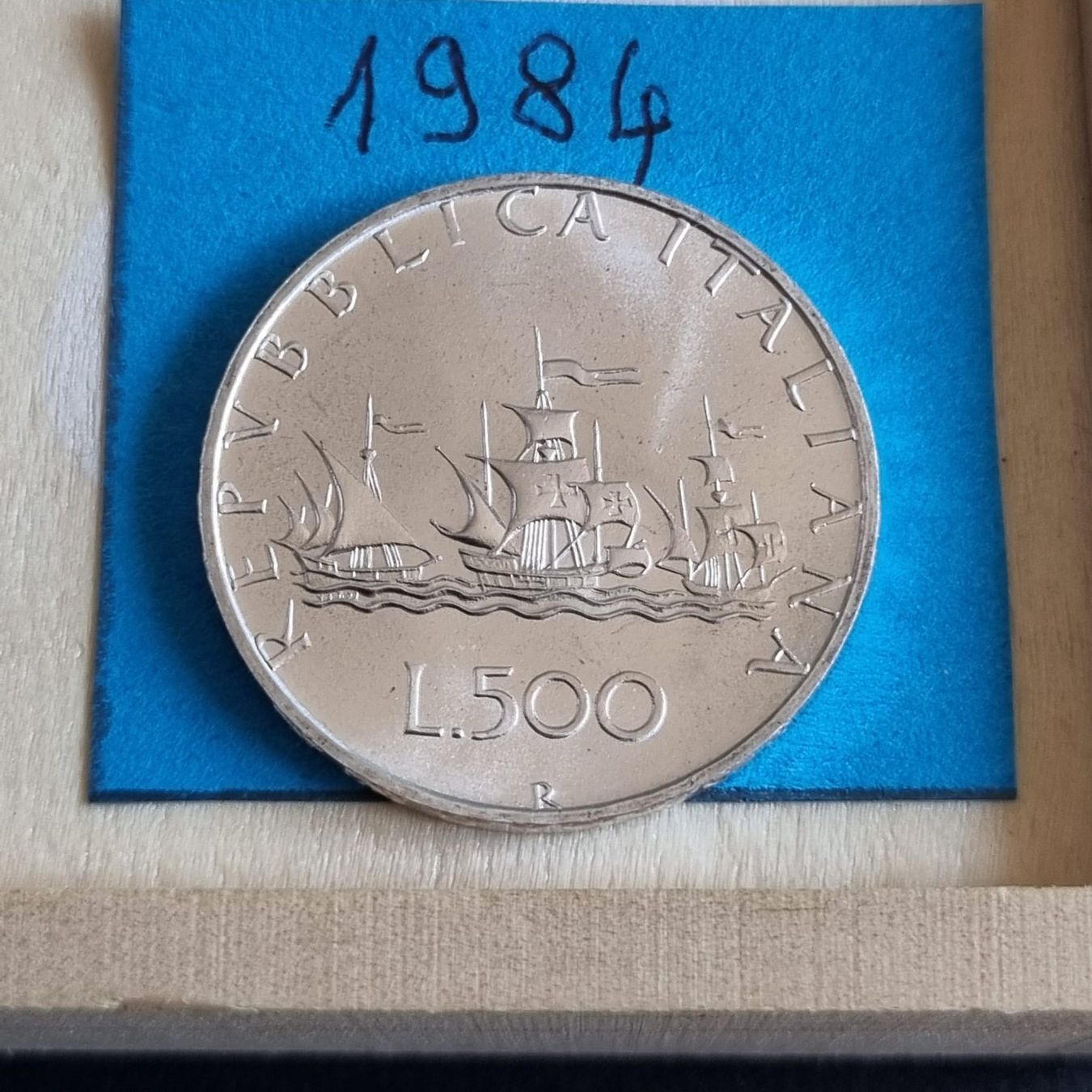 Tutti le monete: 500 Lire 1984 Italie ARGENT – Usato da Genève venduto da cor_2ryx 1