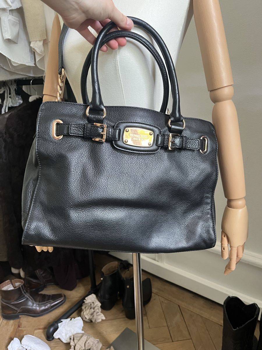 Michael Kors Borse da donna: Michael Kors black leather handbag  – Nuovo (secondo la descrizione) da Zürich venduto da Melina.A 1