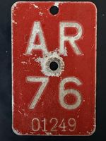 Original Velo Nummer. AR 1976. (01249)