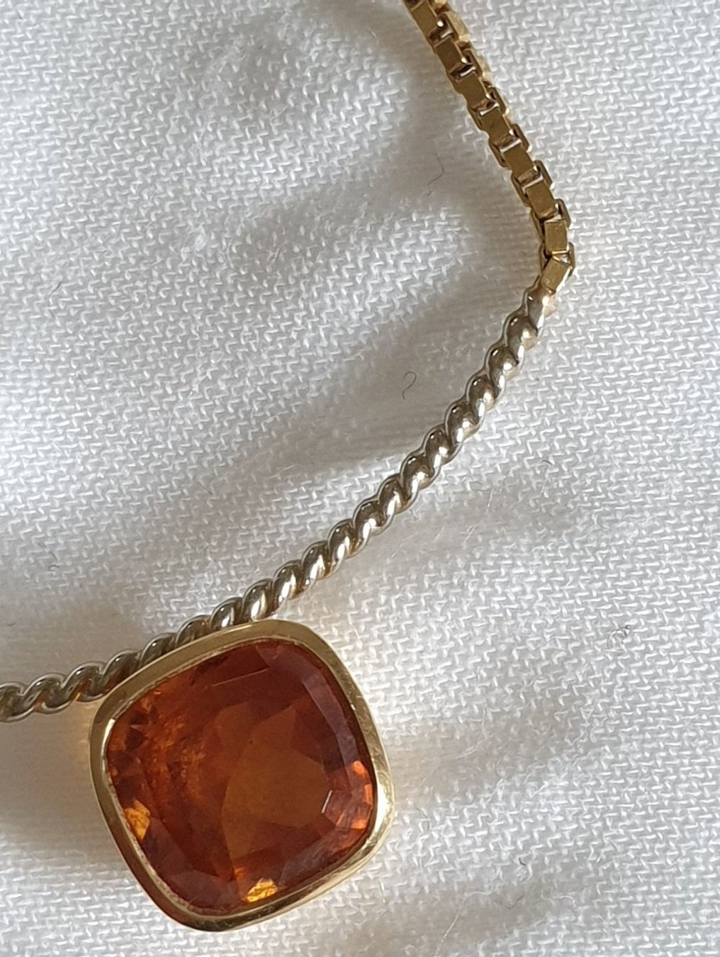 Catenine: Halskette mit Citrin – Usato da Breitenbach venduto da 49fleur 3
