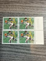 Originale Briefmarke Pro Juventute 1990 Viererblock!