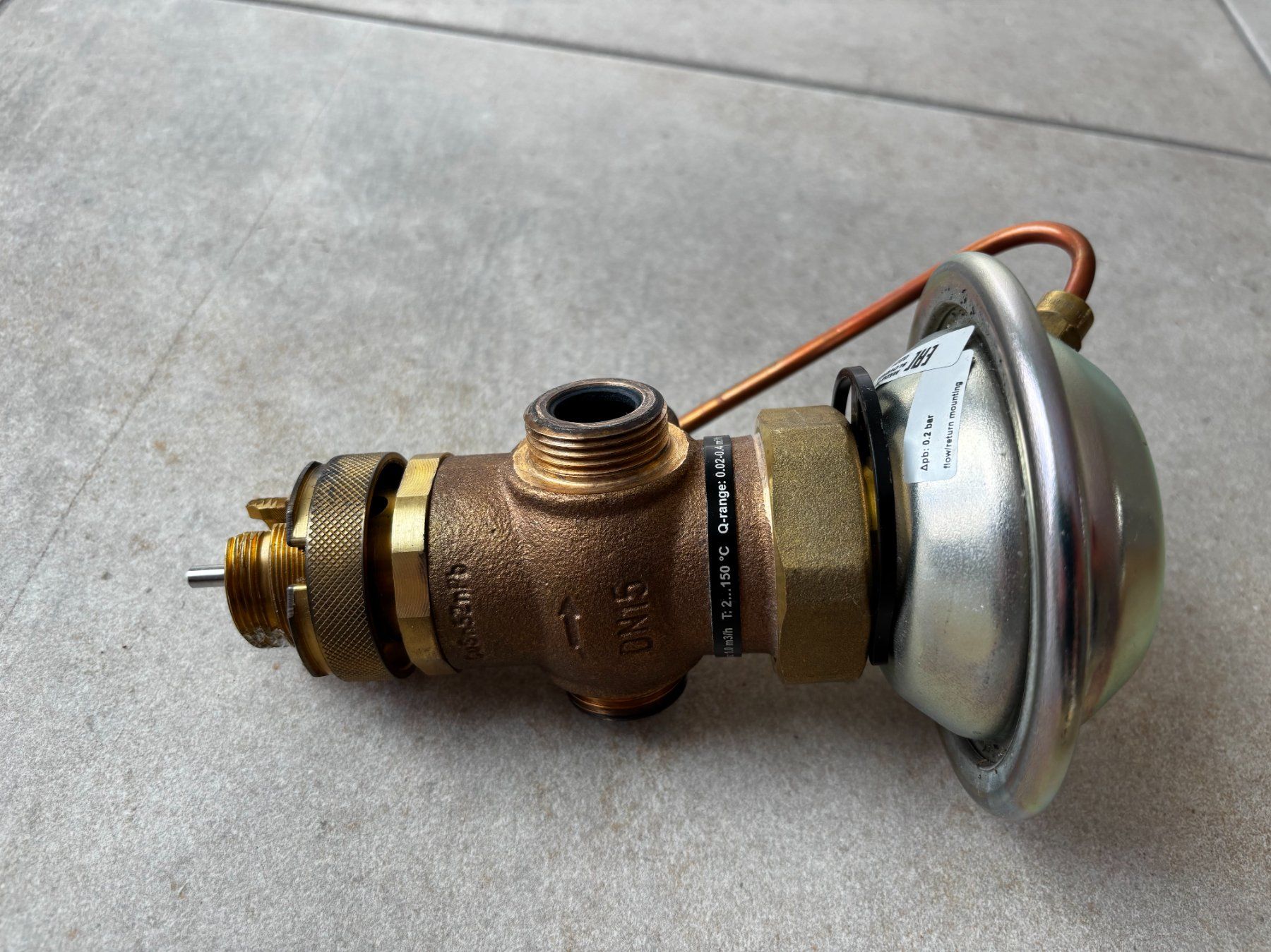 Danfoss Componenti elettronici: Danfoss Wasser-Volumenstromregler PN16 AVQM – Usato da Hombrechtikon venduto da Baraban 2
